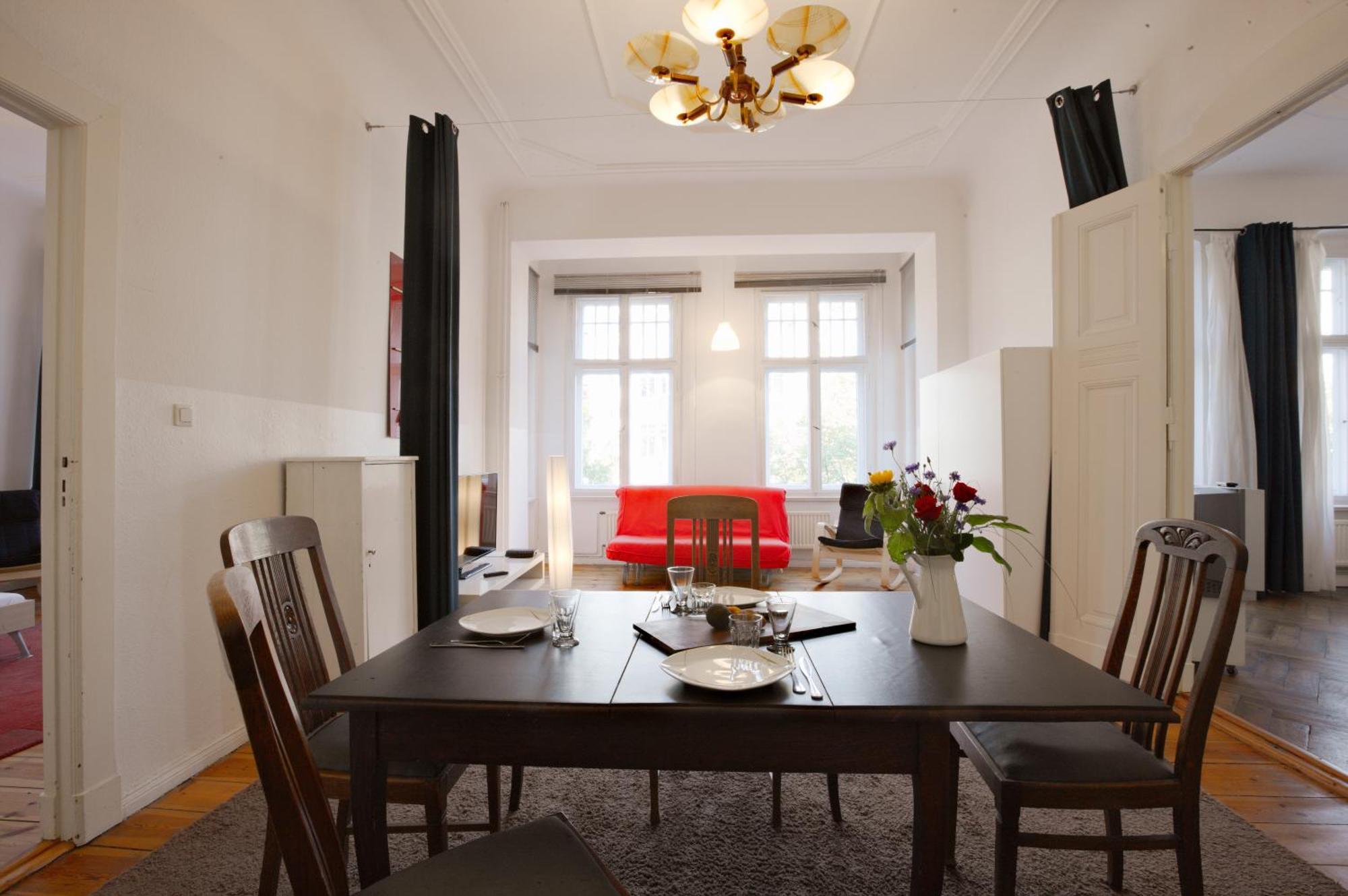 Elegante Altbauwohnung Berlim Exterior foto
